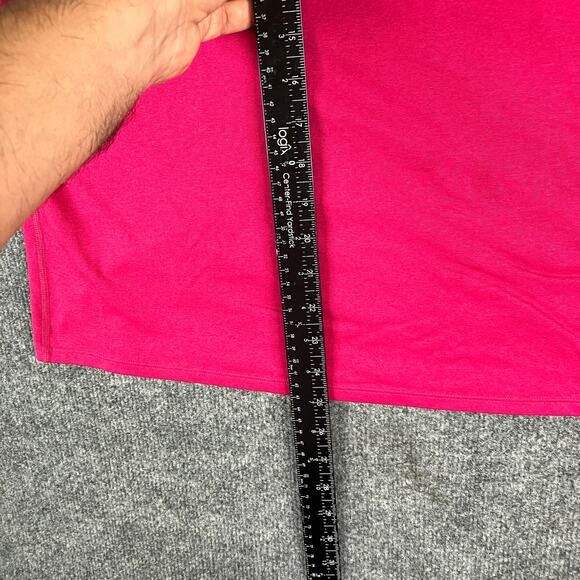 Nike Tank Top Womens Large Pink Dri-Fit Sleeveless Just Do It Athletic Gym Shirt - Picture 3 of 7